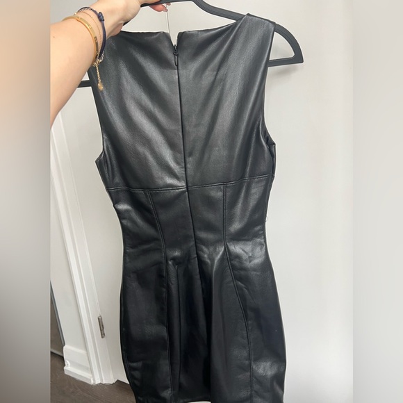 House of CB Leola Vegan Leather Dress - Picture 7 of 8